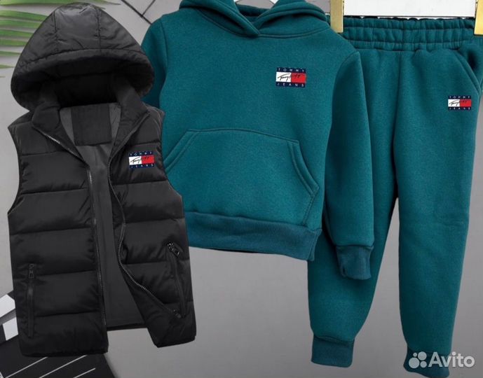 Спортивные детские тёплые костюмы 3в1