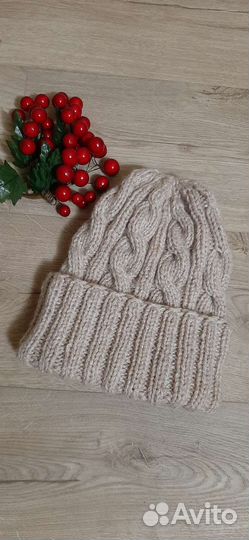Шапка зимняя ручная работа