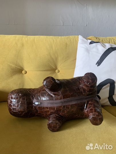 Пуф бегемот декор