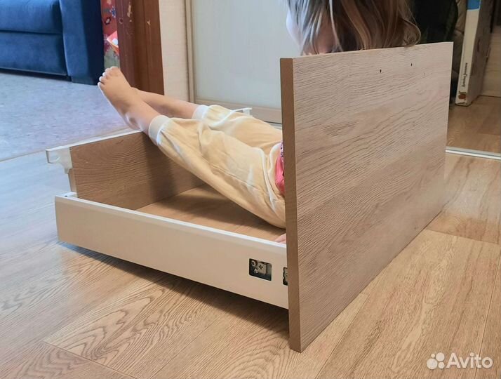 Направляющие п/выдвижения с доводчиком