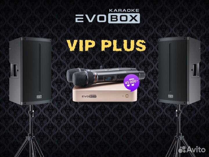 Караоке система с комплектом Evobox VIP plus