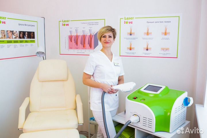 Продается готовый кабинет лазерной эпиляции