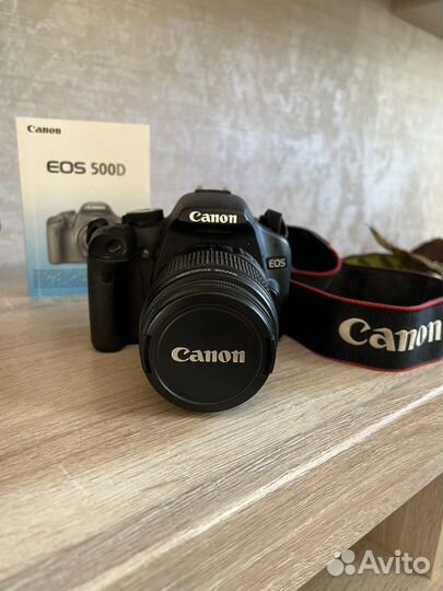 Зеркальный фотоаппарат canon eos 500d
