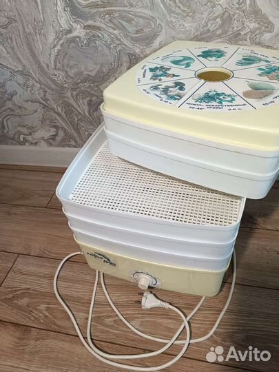 Сушилка для овощей и фруктов ротор-дива люкс