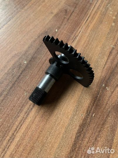 Вал кикстартера с сектором мото иж