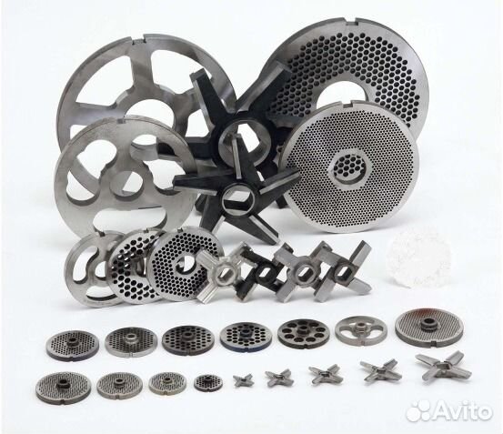 Заточка решёток и ножей для волчков и мясорубок