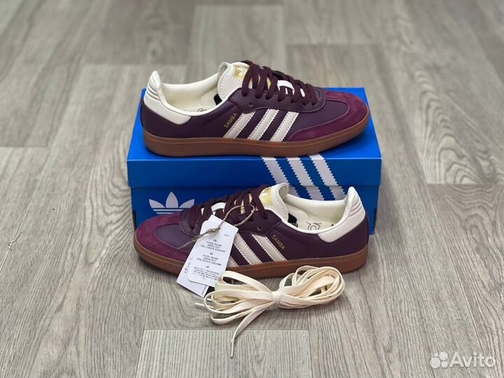 Кеды adidas Originals Samba OG burgundy