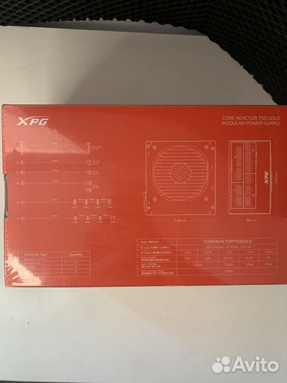 Новый Блок Питания XPG 750w Gold + Скупка