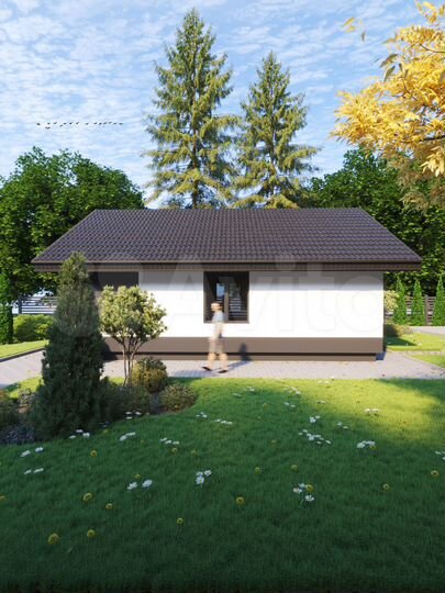 Коттедж 90 м² на участке 8 сот.