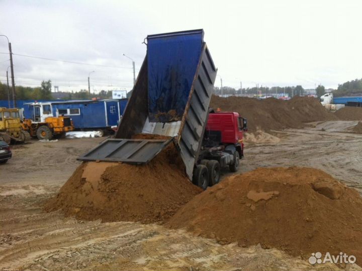 Песок карьерный