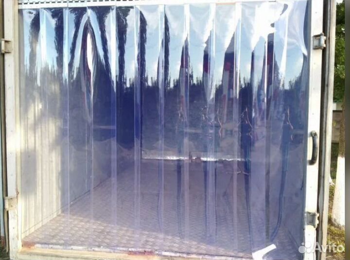 Пвх завеса морозостойкая, штора на проем