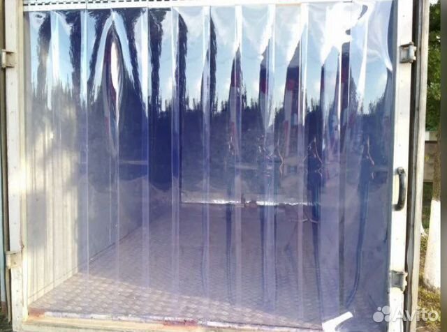 Пвх завеса морозостойкая, штора на проем