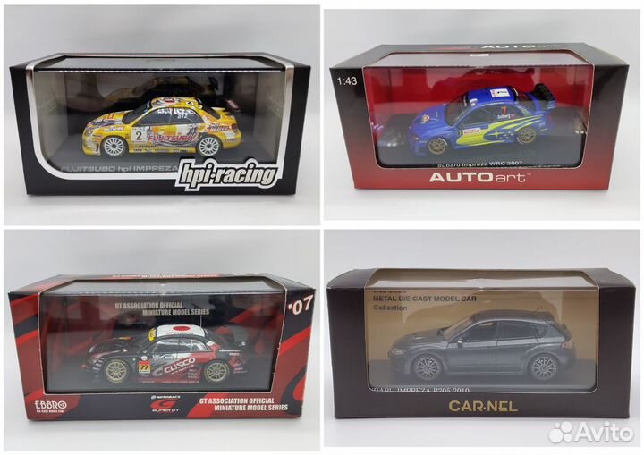 Модели автомобилей Subaru 1/43