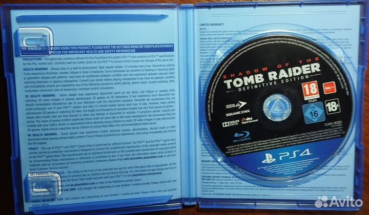 Shadow of the tomb raider Definitive edition PS4