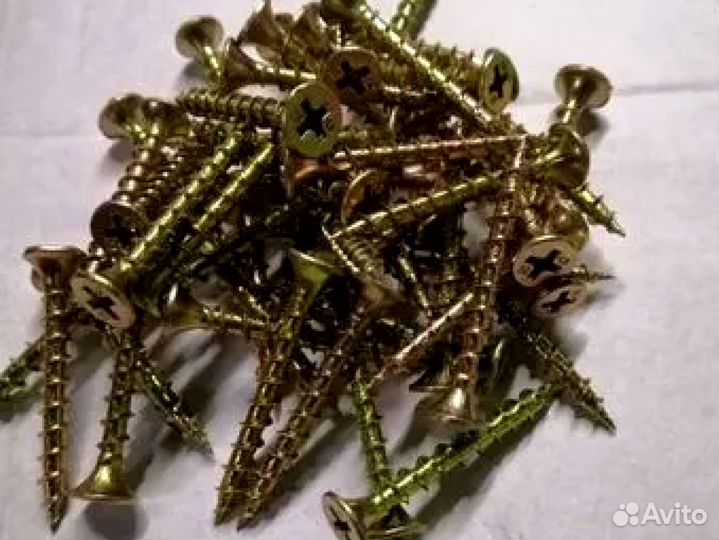 Саморезы желтые по дереву оптом 3,5х41 и другие