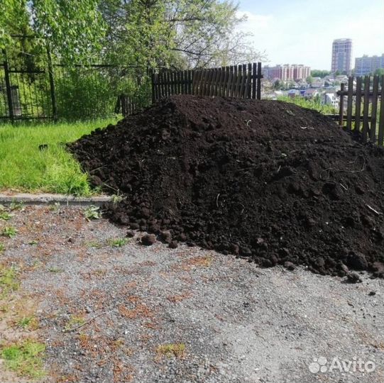 Чернозём. Земля плодородная. Торфосмесь готовая