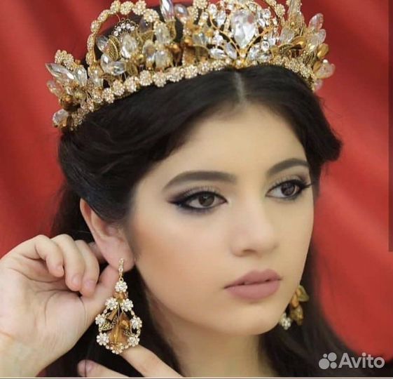Корона и серьги для невесты