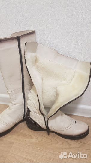 Зимние женские сапоги, 38 размер, натуральная кожа
