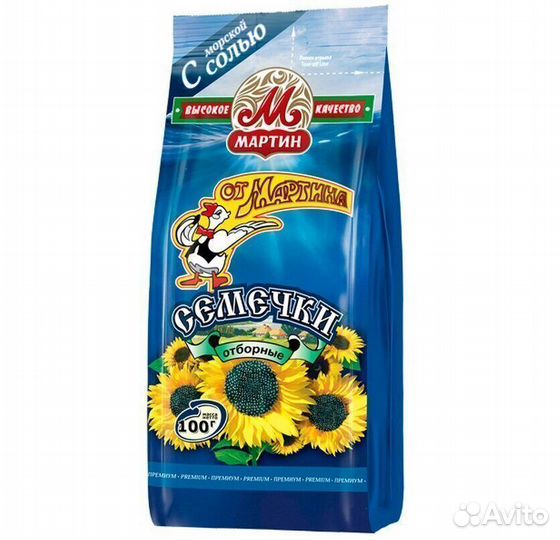 Опт - Семечки От Мартина Отборные с морской солью
