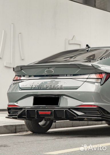 Спойлер багажника Hyundai Elantra 7