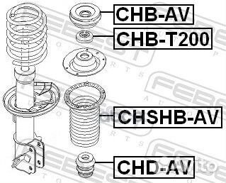 Пыльник амортизатора перед прав/лев chevrolet