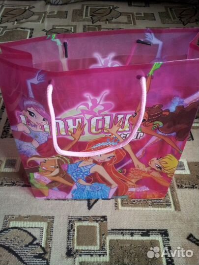 Пакет новый, пластиковый бренд Винкс