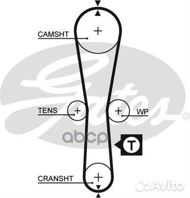 Ремень грм зубчатый 5454XS Gates