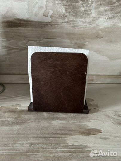 Салфетница деревянная