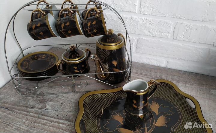 Новый кофейный сервиз на 6 персон