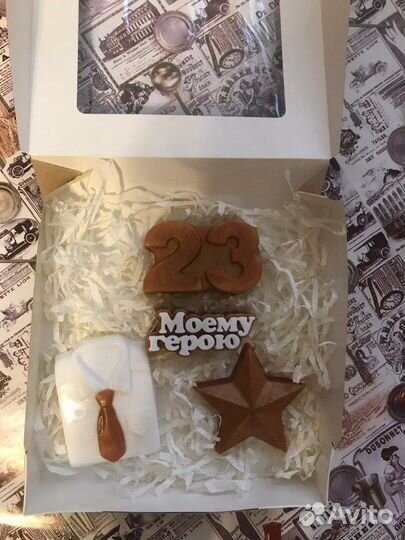 Мужской букет из мыла