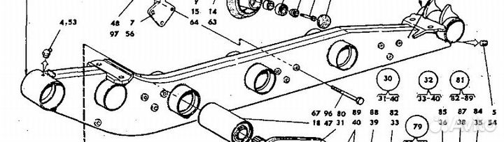 Cайлентблоки с лыжами Hagglund BV206