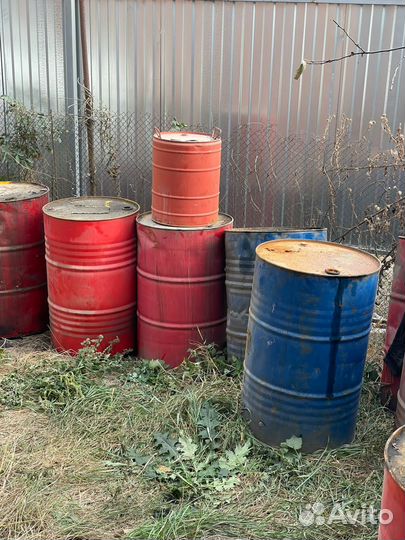 Бочка металлическая бу 200л