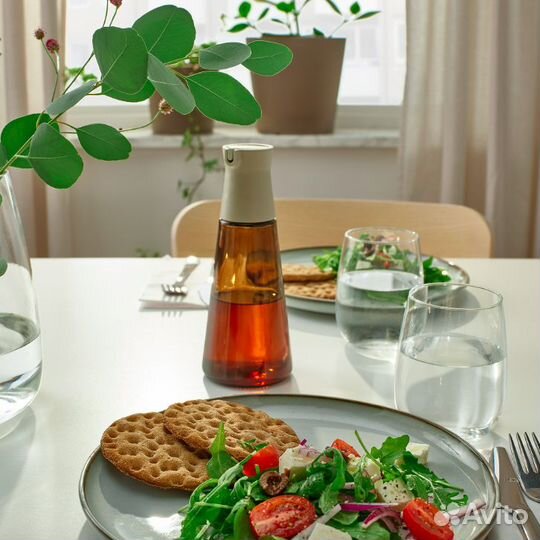 IKEA halvtom бутылка с крышкой с дозатором, 19 см