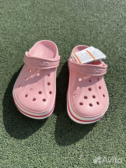 Новые Crocs Sabo розовые 37-38