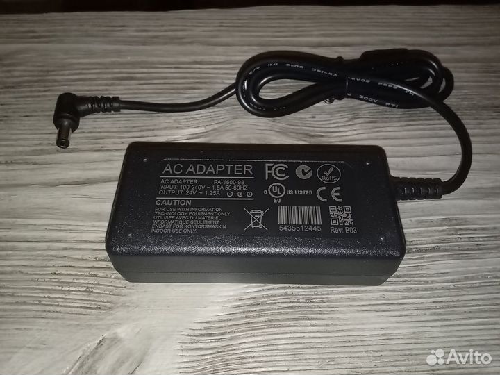 Блок питания для Эвотор 7.2 ст2Ф 24V 1.25A новый