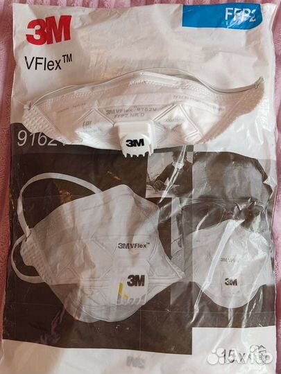 Маски с клапаном и без 3м