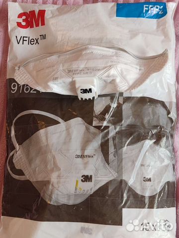 Маски с клапаном и без 3м
