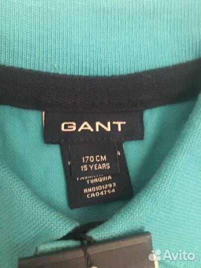 Поло gant подростковое р 170 оригинал 100 хлопок
