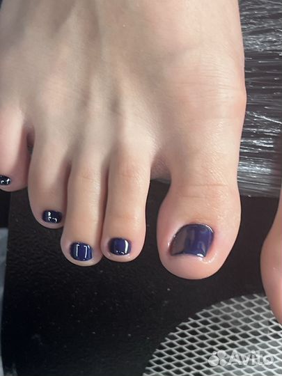 Педикюр гель-лак