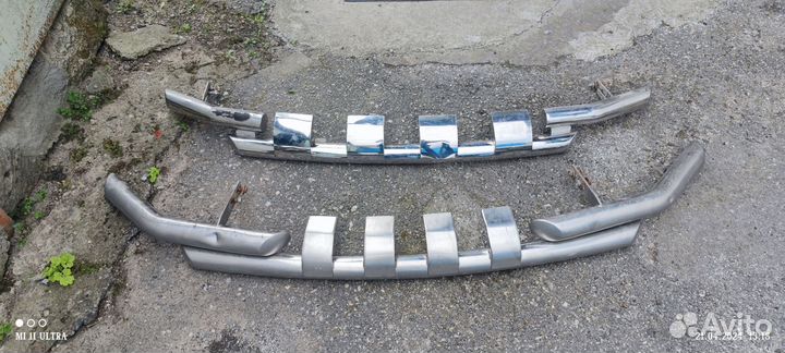 Зашита бампера для тоета хайлендер 3