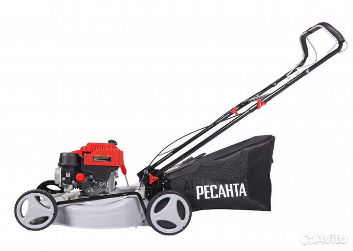 Газонокосилка бензиновая кр-5.0 бт Ресанта