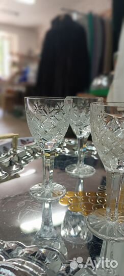 25 мл Рюмка на ножке хрусталь