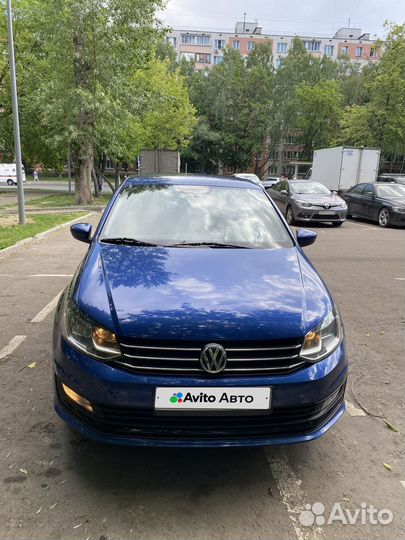 Volkswagen Polo 1.6 AT, 2018, 95 000 км