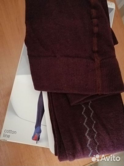 Колготки женские фантазийные с хлопком