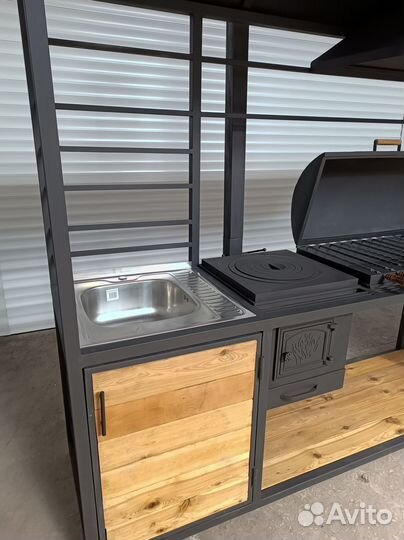 Мангал, печка под казан, барбекю