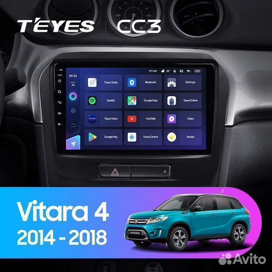 Магнитола Teyes CC3L 4/32 Suzuki Vitara 4 2014-201