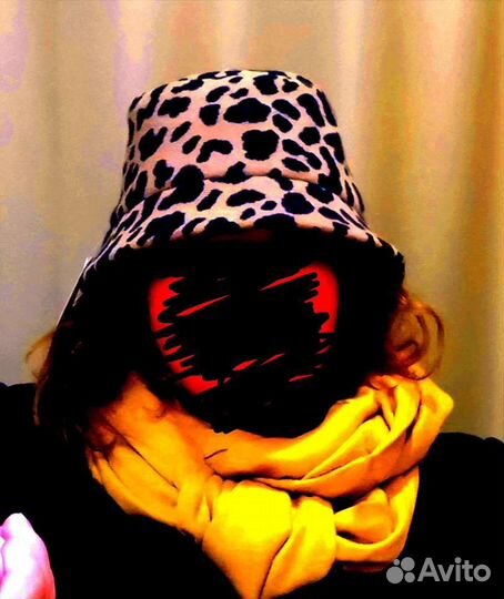 Осенняя шляпа-панама+подарок, перчатки