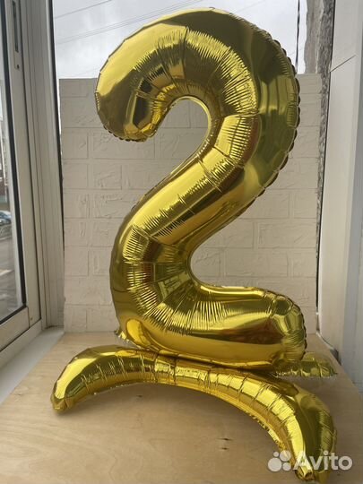 Воздушный шар, цифра 2