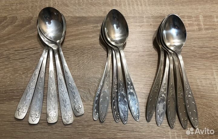 Столовые ложки мельхиор СССР