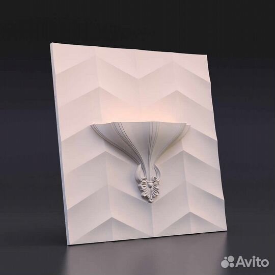 Гипсовая 3D панель 